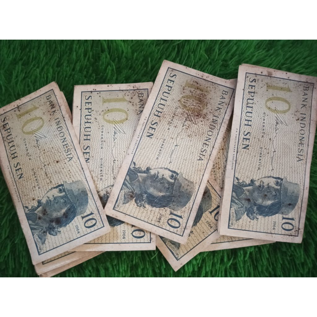 10 sen jadul seri sukarelawan 1964