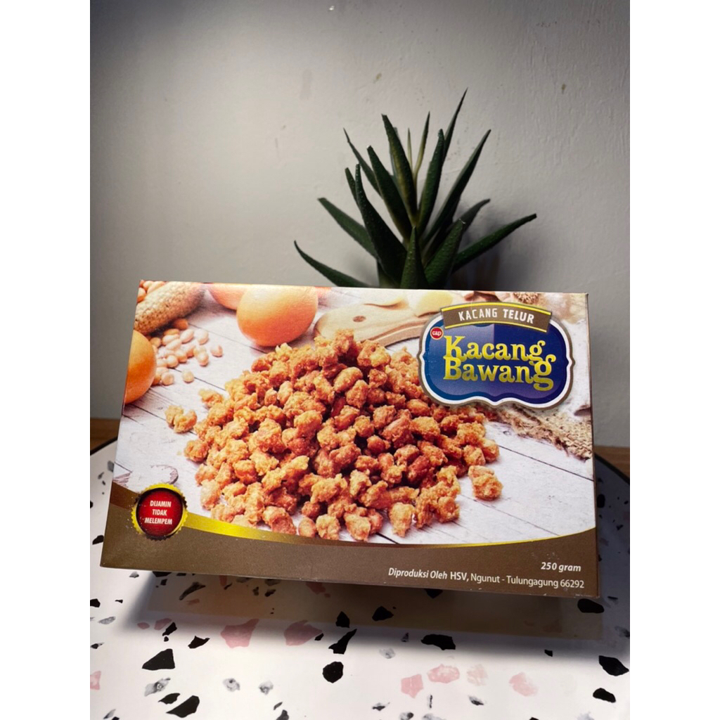 

Kacang Telur HSV 250gr Kacang Bawang Asli Tulungagung