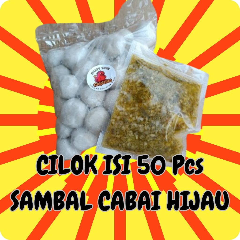 

terbaru cilok kekinian sambal hijau enak dan murah viral
