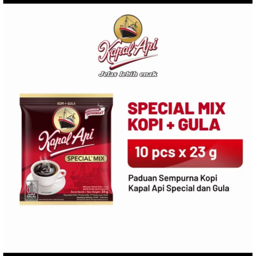 

kapal api spesial mix 23 gram 4 renceng