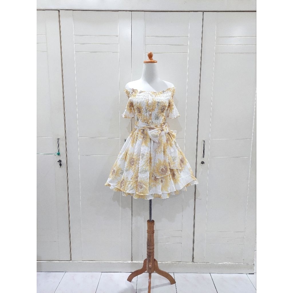 Liz Lisa sunflower dress | kawai kawaii liz lisa rojita dear my love deary | jiraikei jirai kei grun