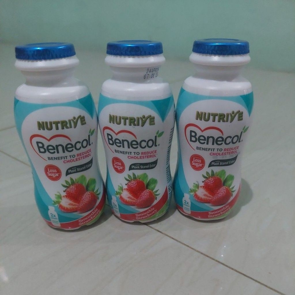 

NUTRIVE BENECOL MINUMAN PENDERITA KOLESTEROL 100ML EXP APRIL 2026