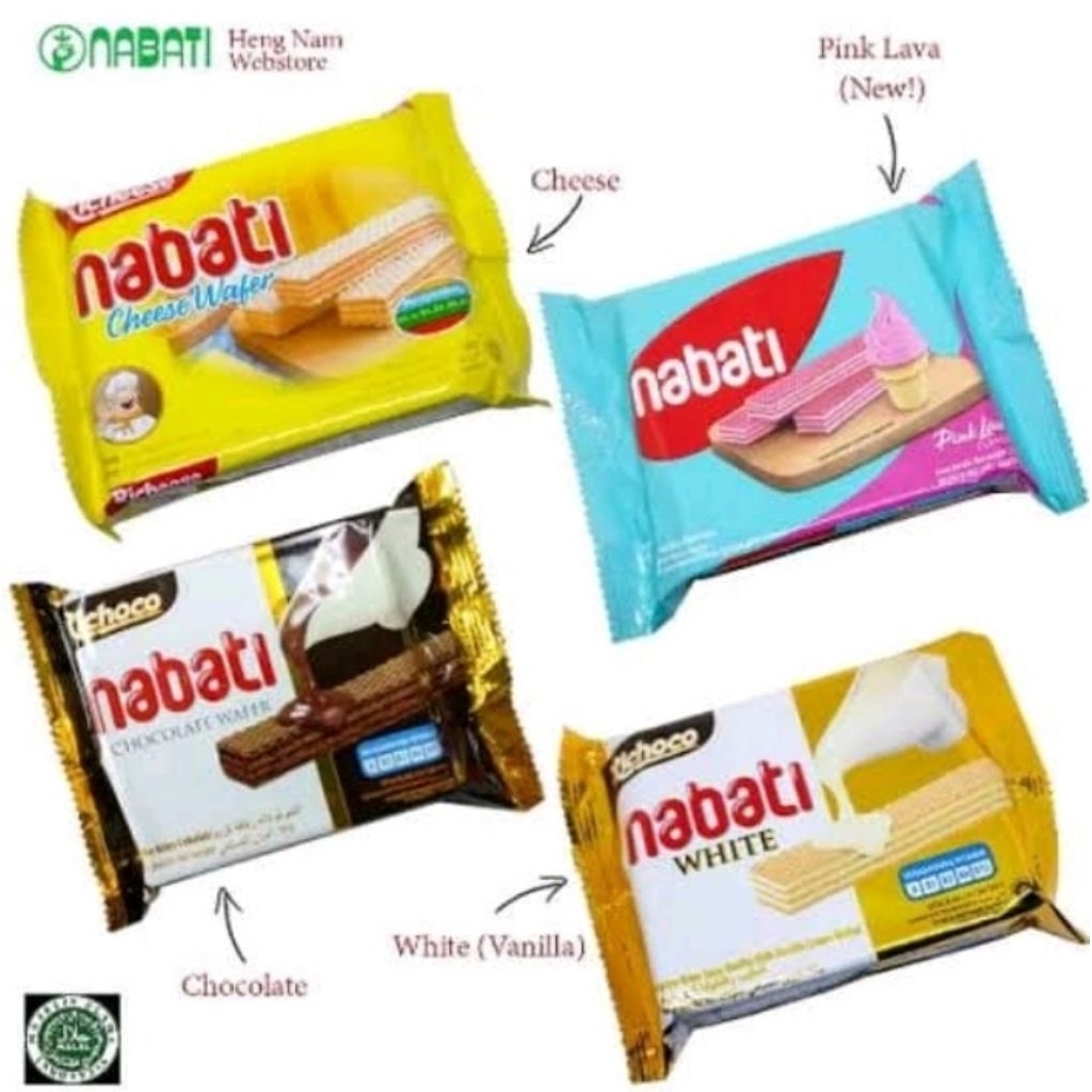 

Nabati Wafer 50 gram Camilan