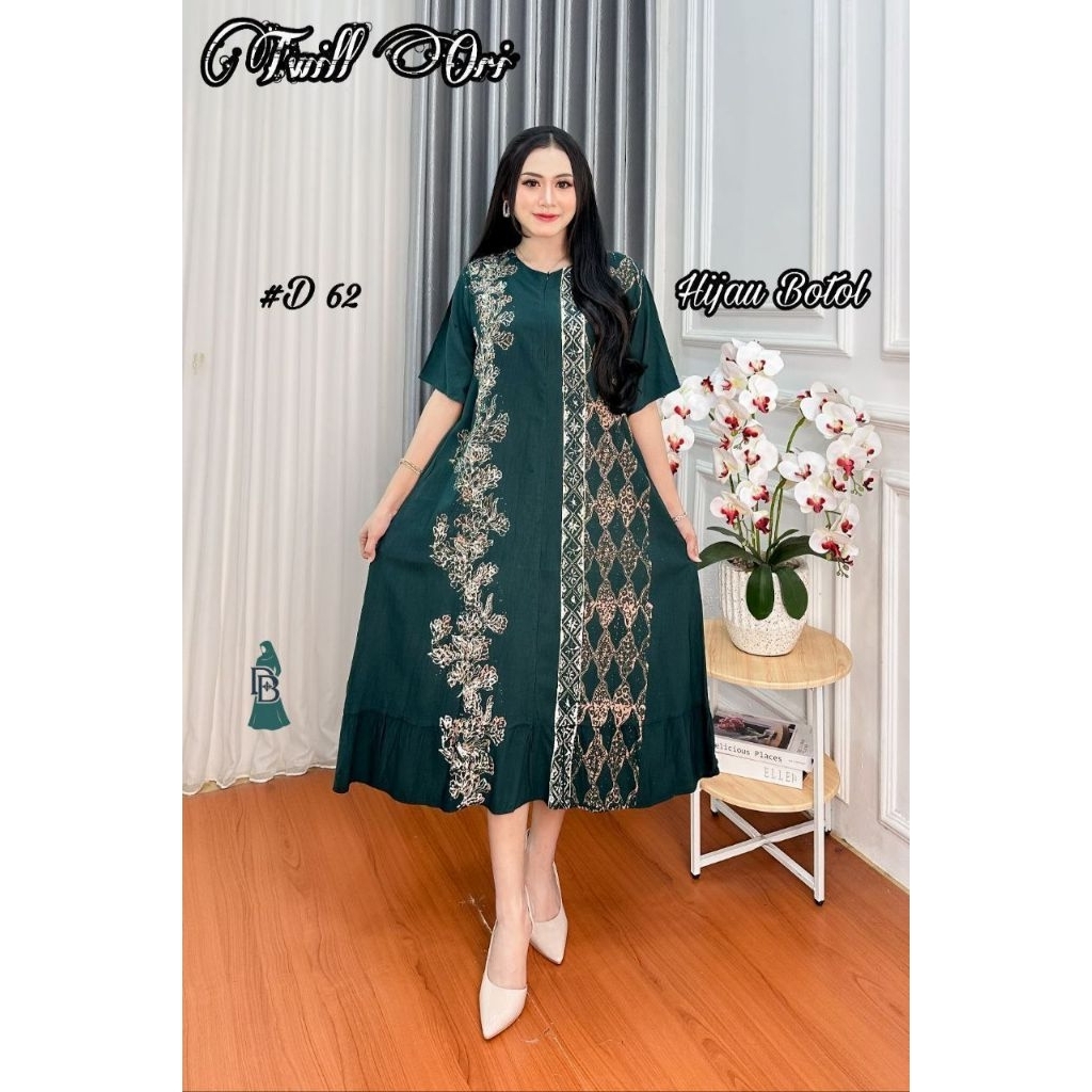 daster busui jumbo daster twill ori daster murah cantik homedress kekinian baju tidur santai