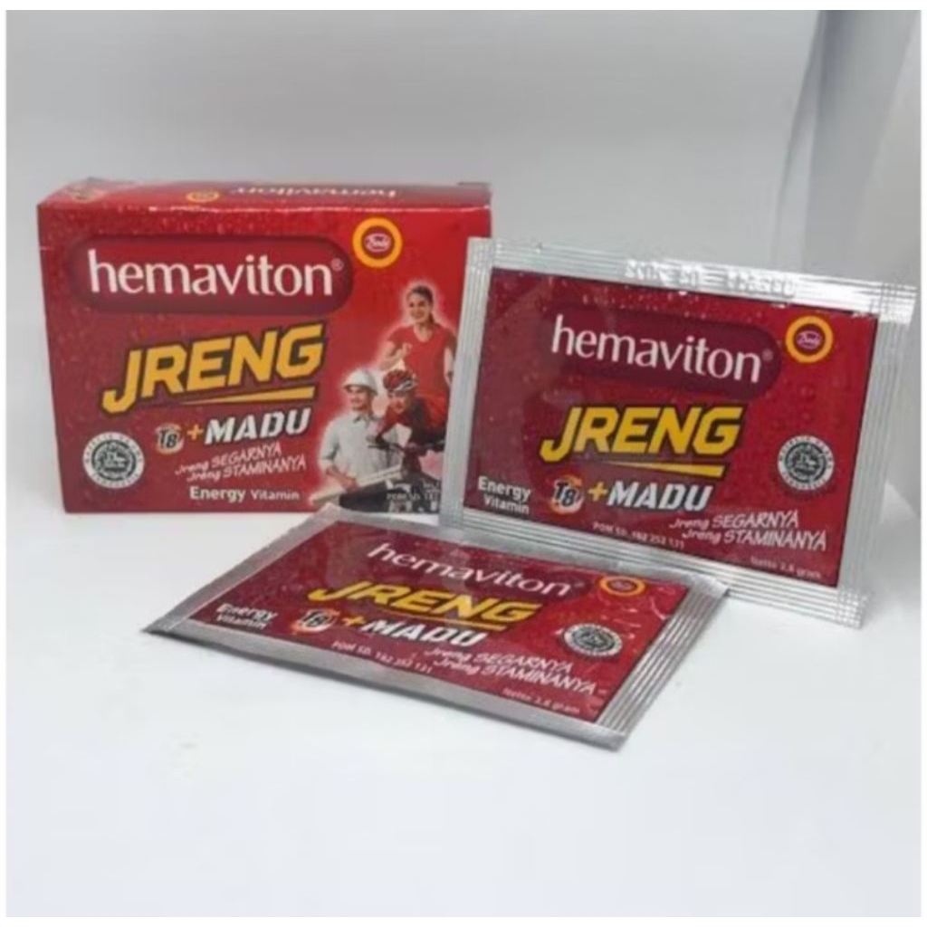 

hemaviton jreng madu 10 kotak ( 1 isi 10 saset)