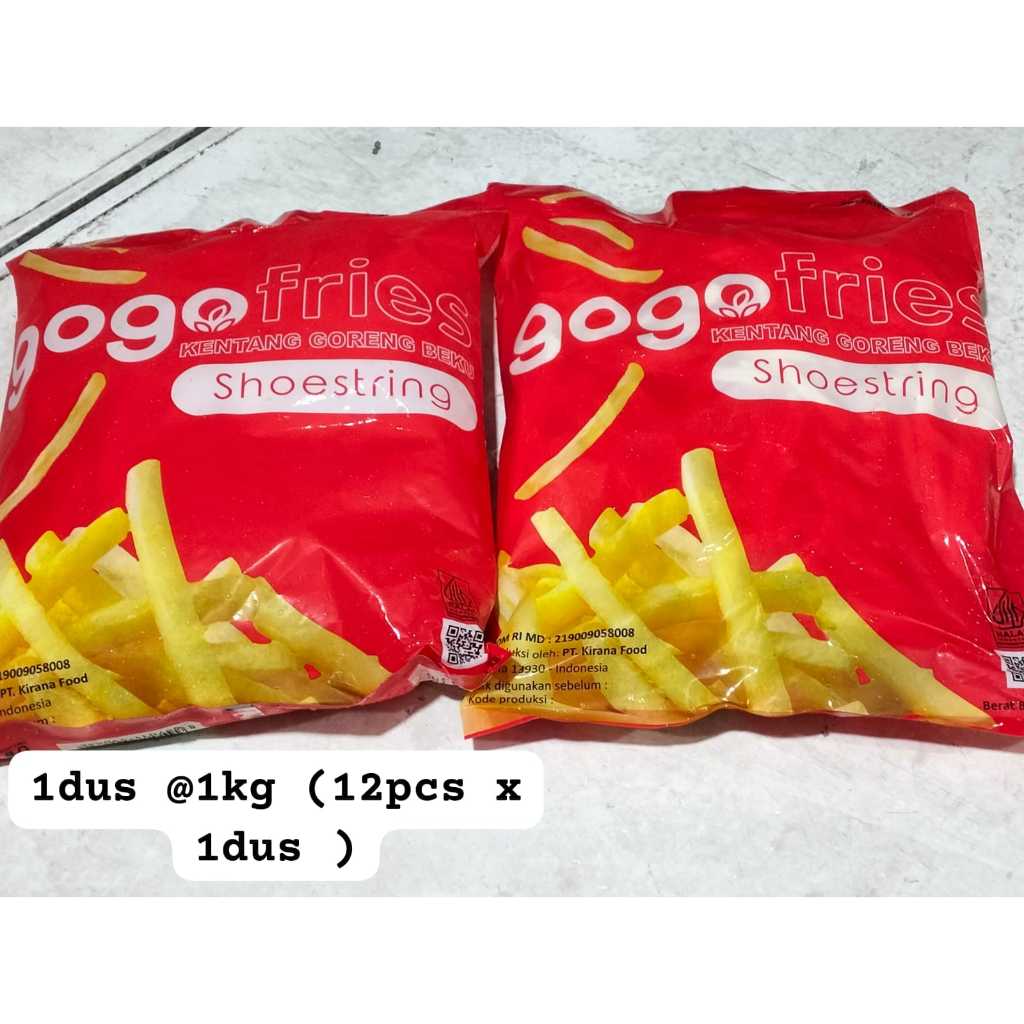 

GOGO Kentang Goreng Shoestring Berat 1 Kg