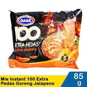 

Gaga Mie Goreng 100 Extra Pedas Jalapeno 85G