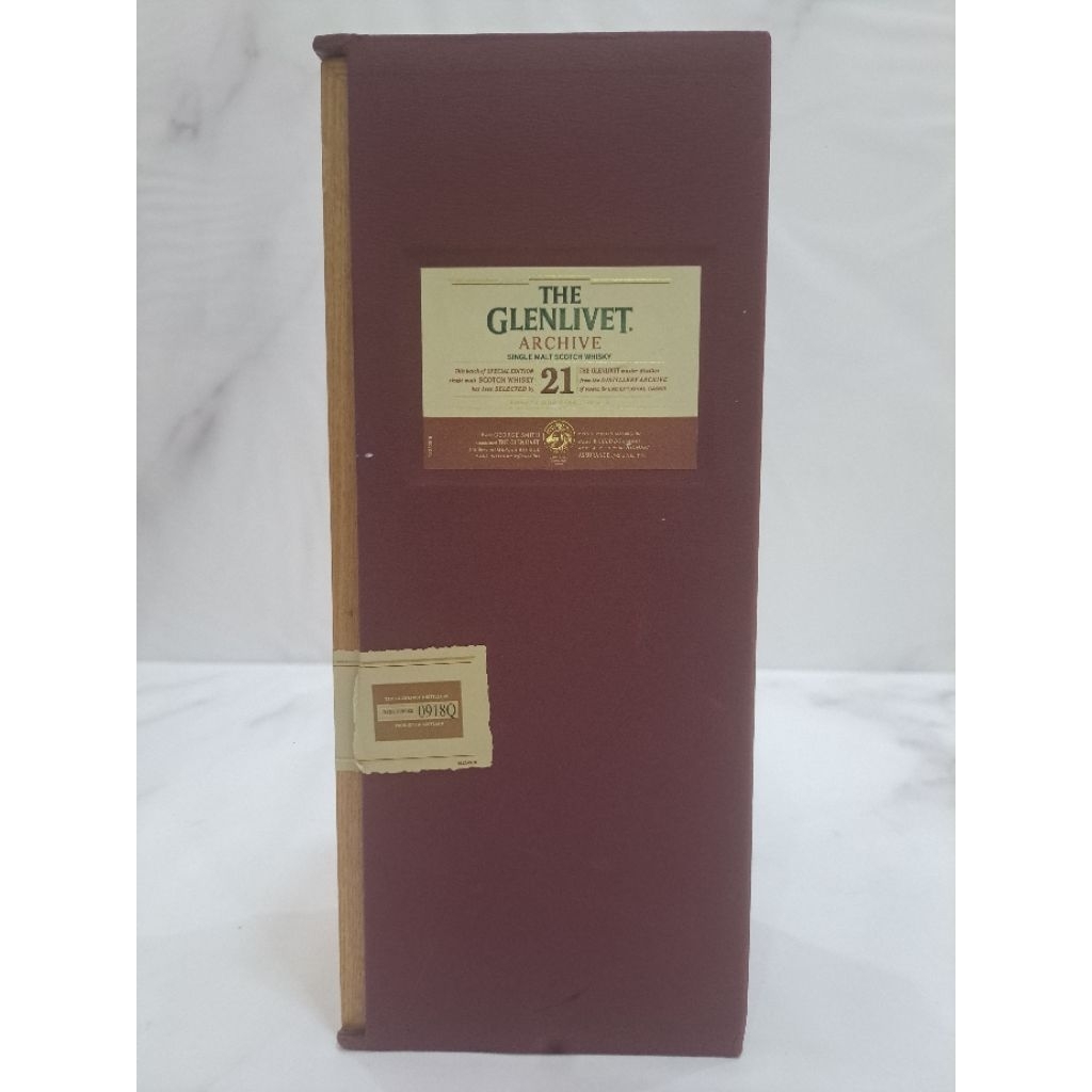 BOTOL KOSONG BEKAS THE GLENLIVET 21