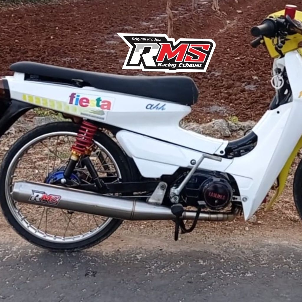 knalpot fizr bambu stainless 2 tak standar Racing