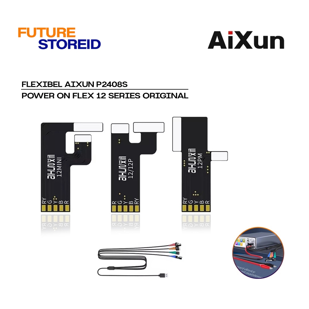 FLEXIBEL AIXUN P2408S POWER ON FLEX 12 SERIES ORIGINAL - Kabel Power ON AIXUN iPhone 12 Series – Fle