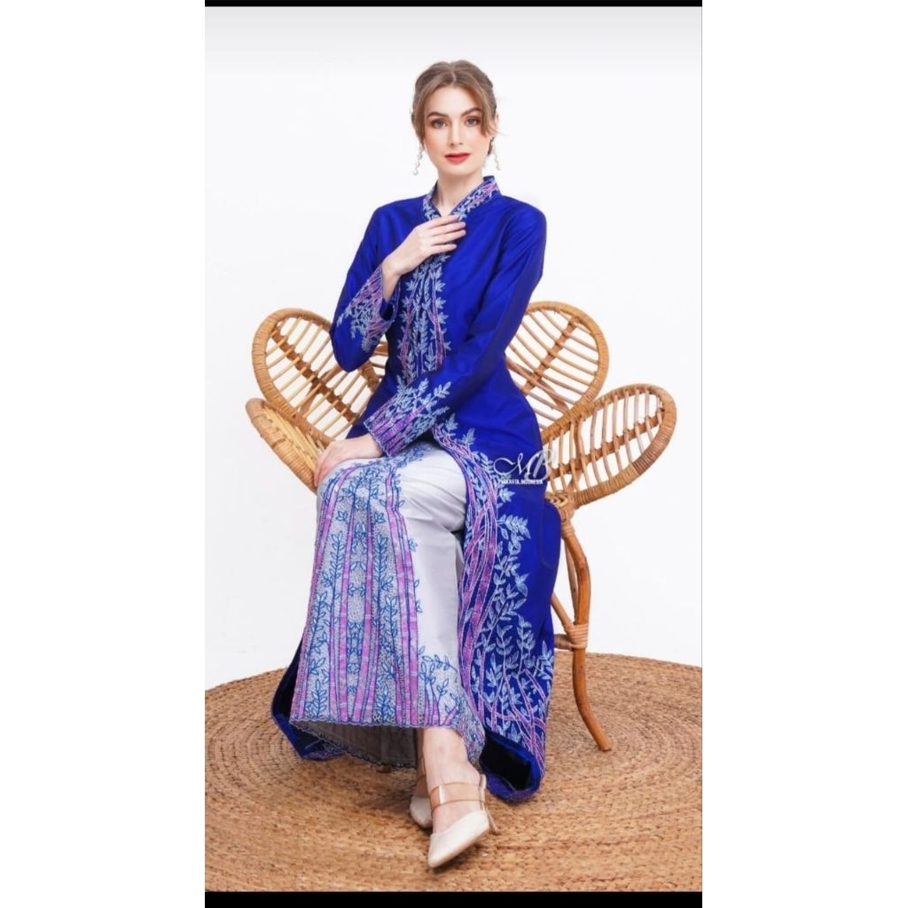 bahan / bakal abaya bordir payet taveta