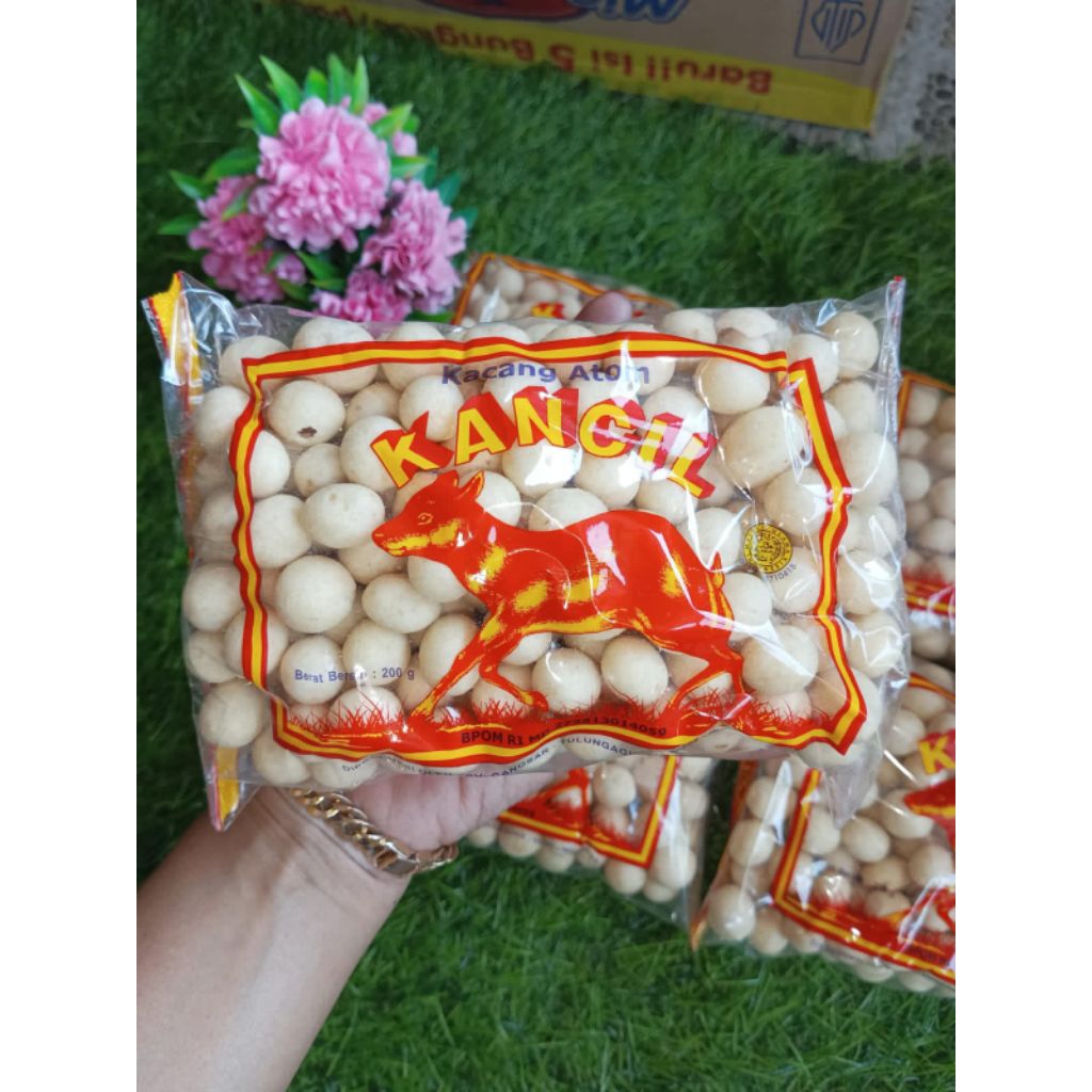 

Kacang Atom Kancil | Kacang atom Shanghai | Kemasan 200 gr | Camilan atau snack Gurih & Renyah.