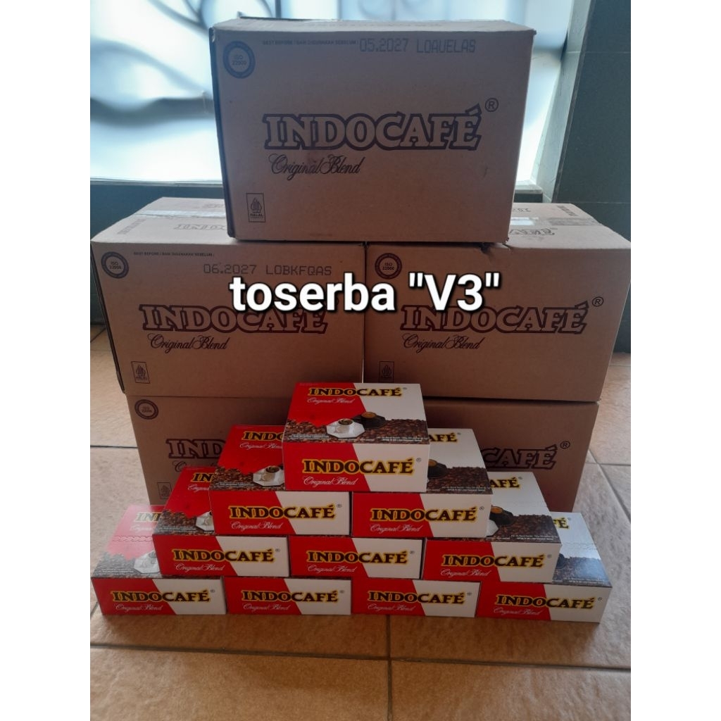 

INDOCAFE "Original Blend", Kopi Hitam Tanpa Ampas 1 Box isi 50 Saset (@2gram/saset)