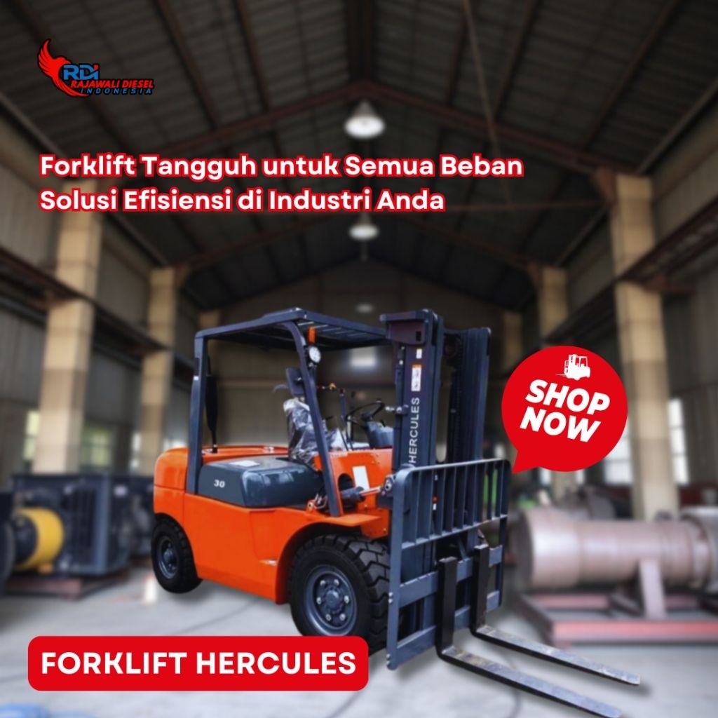 Forklift 3 Ton Hercules Diesel Mitsubishi Japan Technology