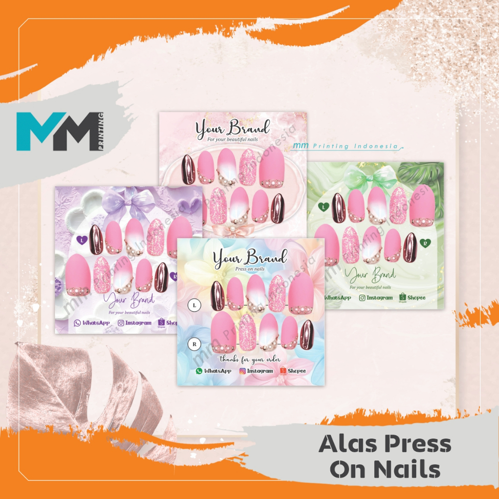 

Label Prees on nails/Alas prees on nails/Tatakan Press on nails/Label kuku palsu/Tatakan kuku palsu/Alas kuku palsu/Label fake nails/Alas fake nails/Tatakan fake nails
