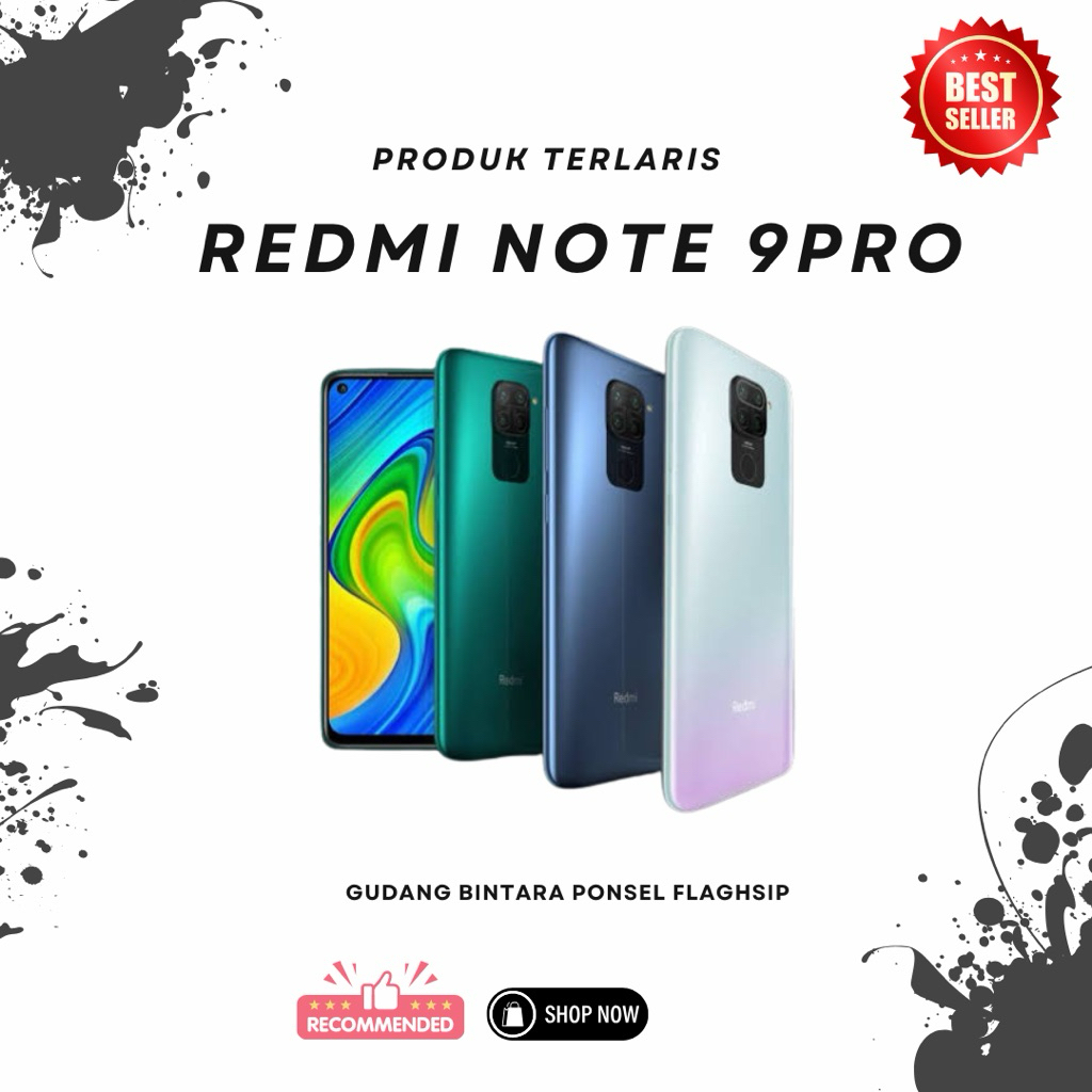 Xiaomi Redmi Note 9 pro 8/128 Second Resmi