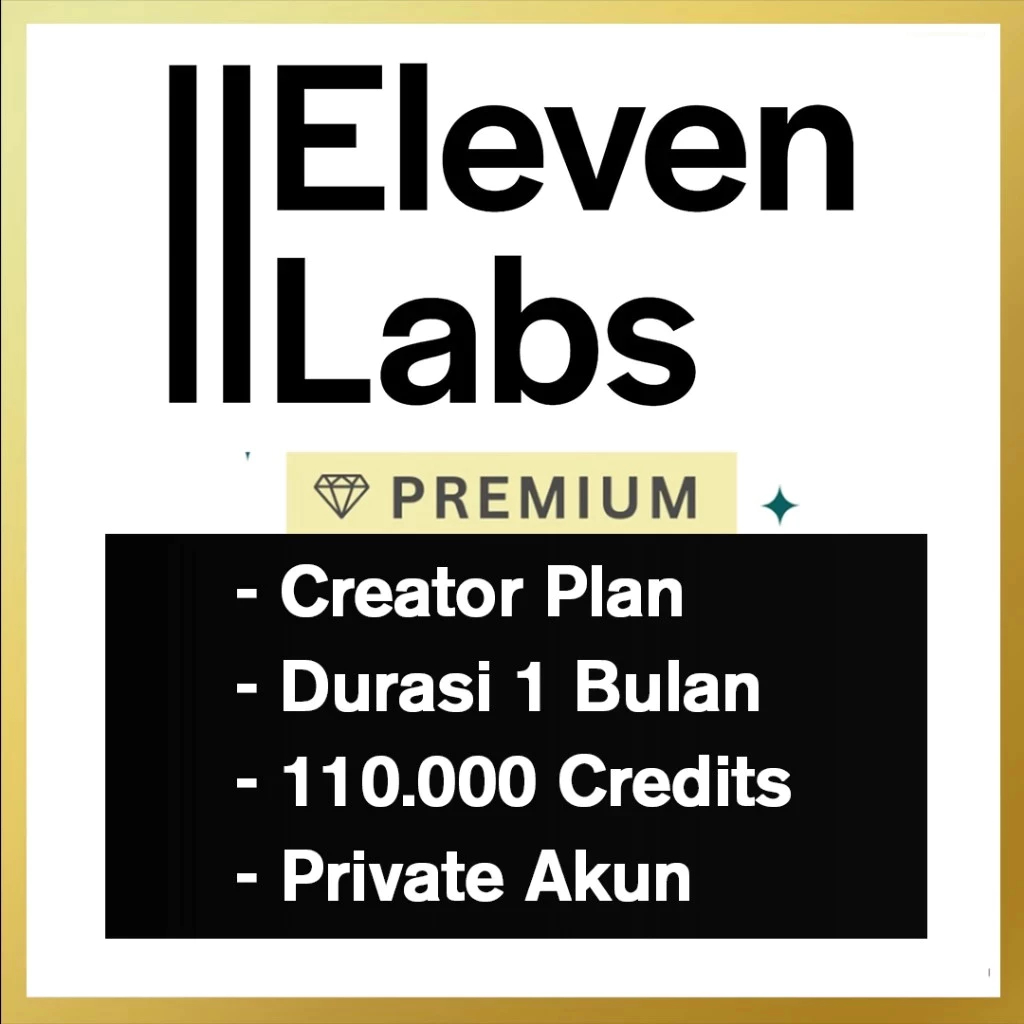 ELEVENLABS CREATOR PREMIUM AI  / Eleven Labs Premium