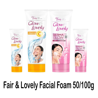 FAIR LOVELY - Derma & Glow Multivitamin Facial Foam / Fair and Lovely Facial Foam