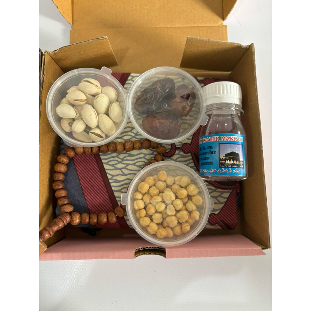 

Paket Box premium oleh-oleh Haji dan Umroh