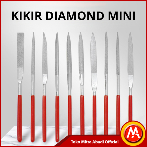 Kikir Diamond Mini SET 10 PCS / Kikir Mini Diamond File / Alat Kikir Serbaguna