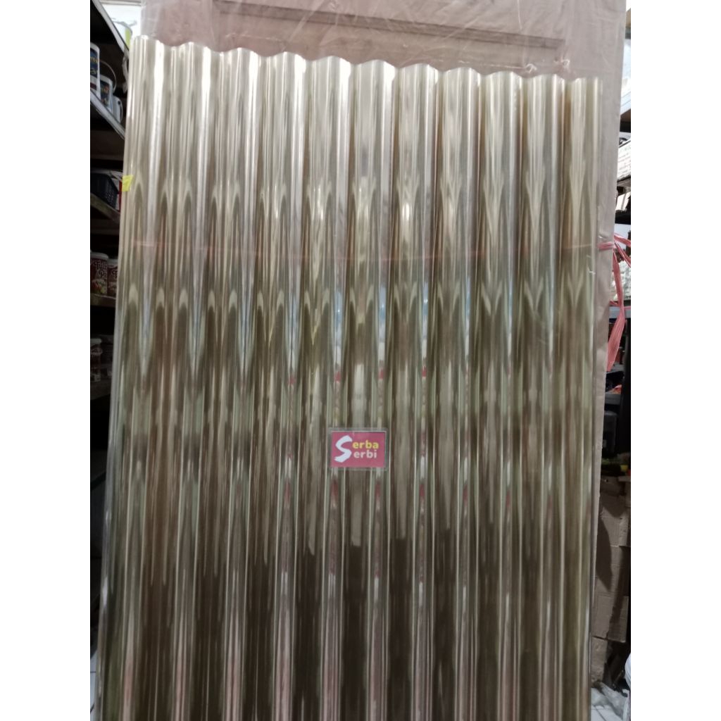 -/LEMBAR ATAP PVC BENING-Seng rumah gelombang bening(instant)