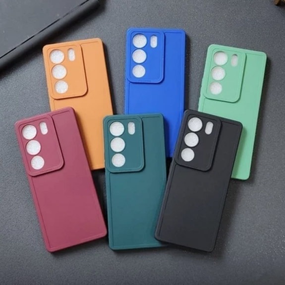 Case Vivo  V29 5G - Vivo V29E 5G Case Softcase MACARON CAMERA PROTECTION Case Casing Hp Vivo V29 5G 