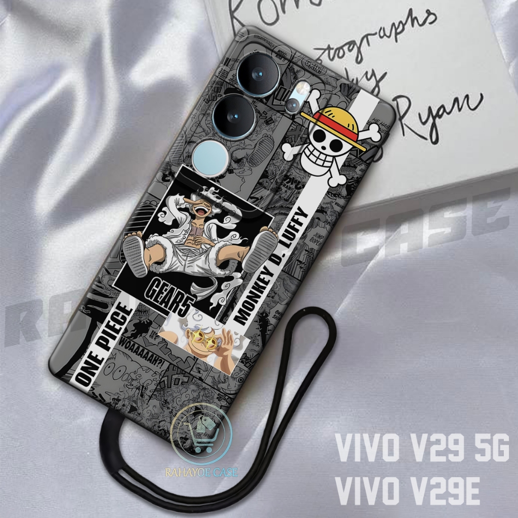 RAHAYOE CASE -  Case Vivo V29 5G - Case Vivo V29E  Free Tali Hp - Fashion Case Softcase Macaron Prot