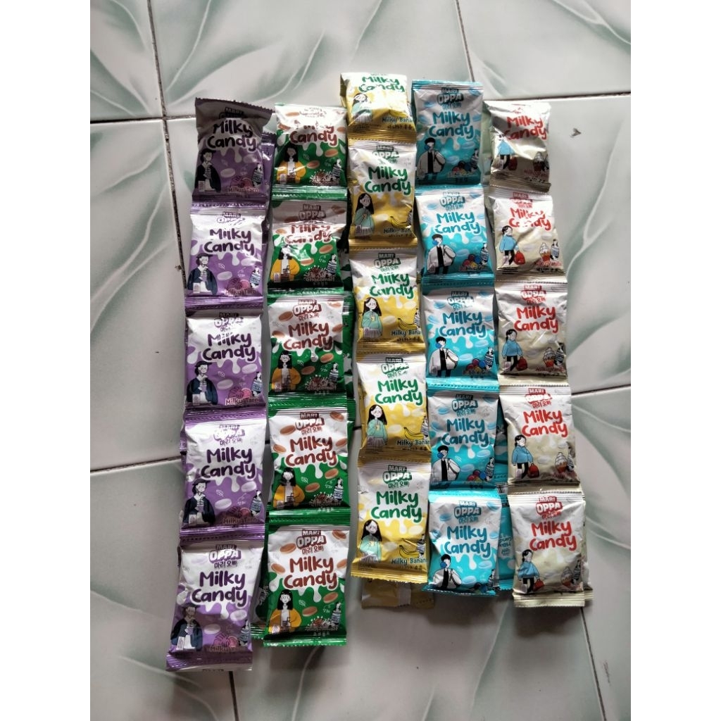 

Mari oppa Milky Candy 1 renteng( 10 )