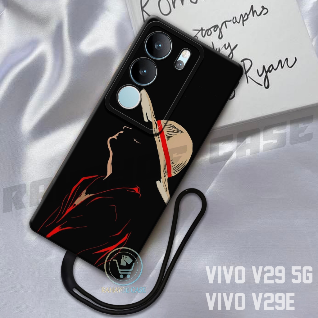 RAHAYOE CASE -  Case Vivo V29 5G - Case Vivo V29E  Free Tali Hp - Fashion Case Softcase Macaron Prot