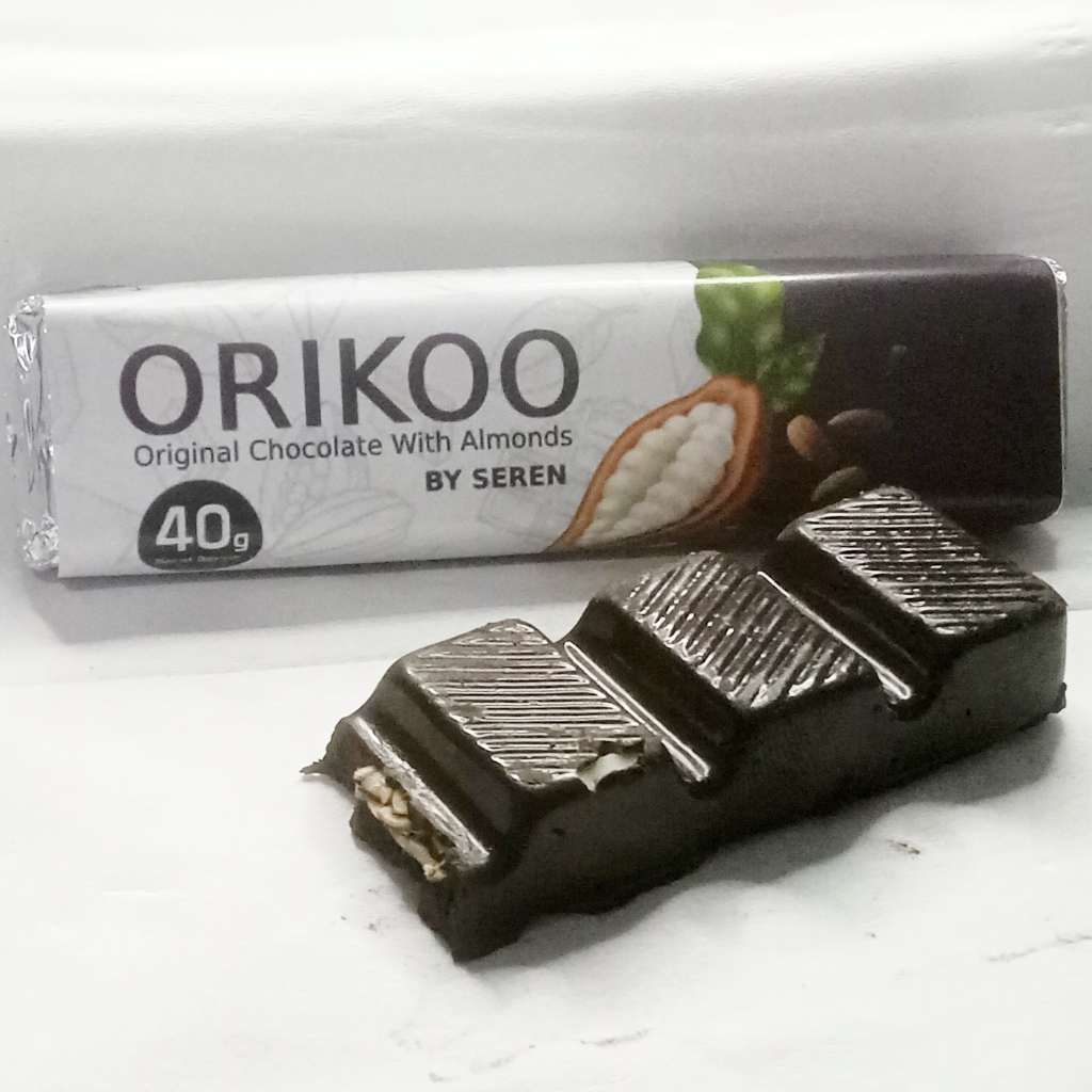 

Coklat Almond | Cokelat Batangan Premium Kacang Almond Panggang 40 gram