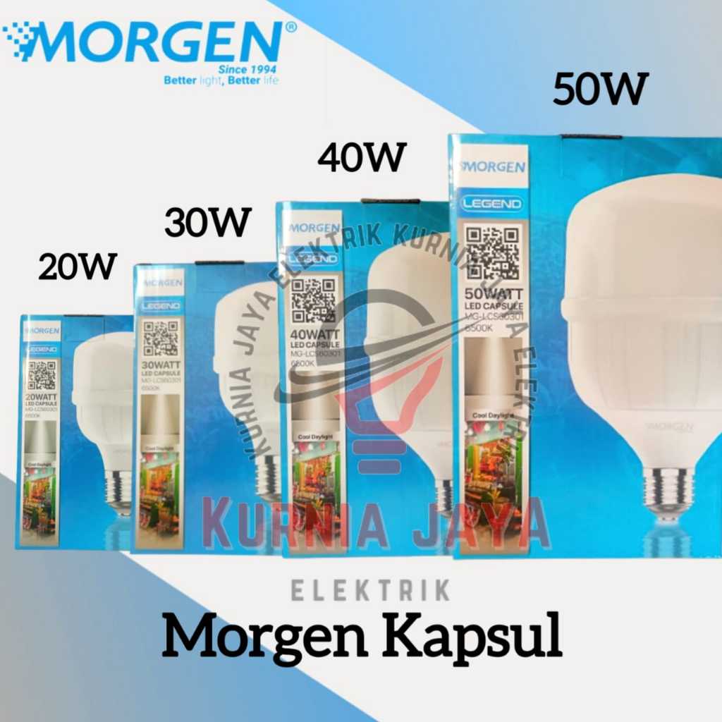 MORGEN lampu LED Capsule Legend Series Kapsul MORGEN 20W 30W 40W 50W