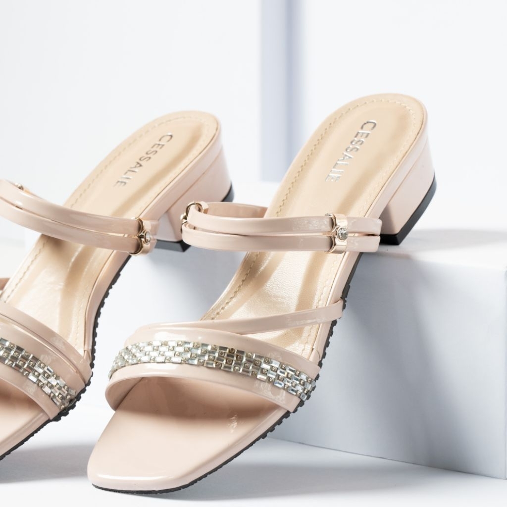 Cessalie sandal heels wanita camila hak tahu 3cm sandal heels sandal heels wanita sandal heels hak t