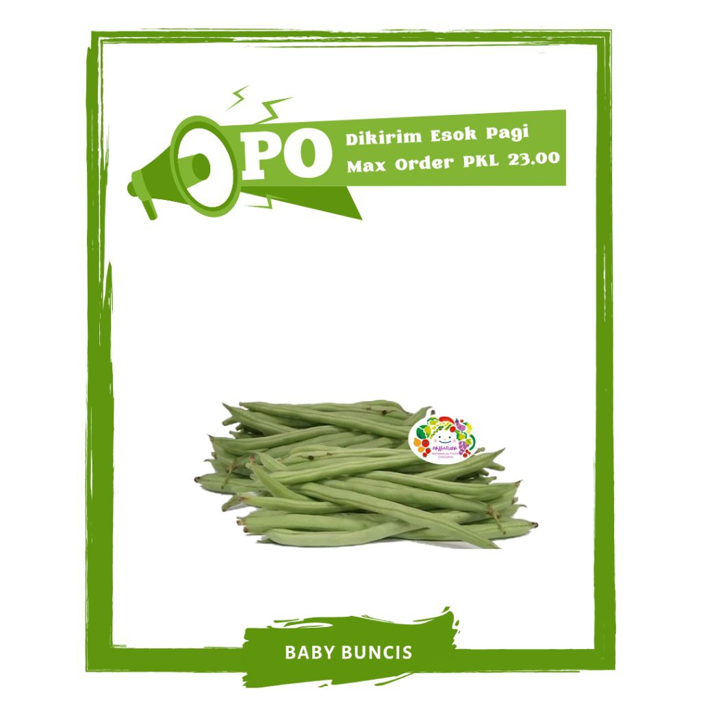 

Baby Buncis / Sayur Sayuran Segar PO Mallahrizwa