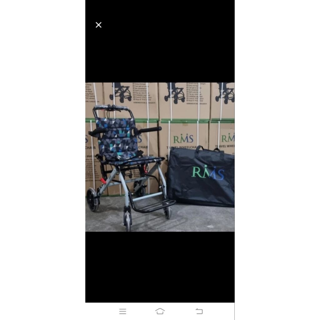 kursi roda traveling untuk umroh/haji