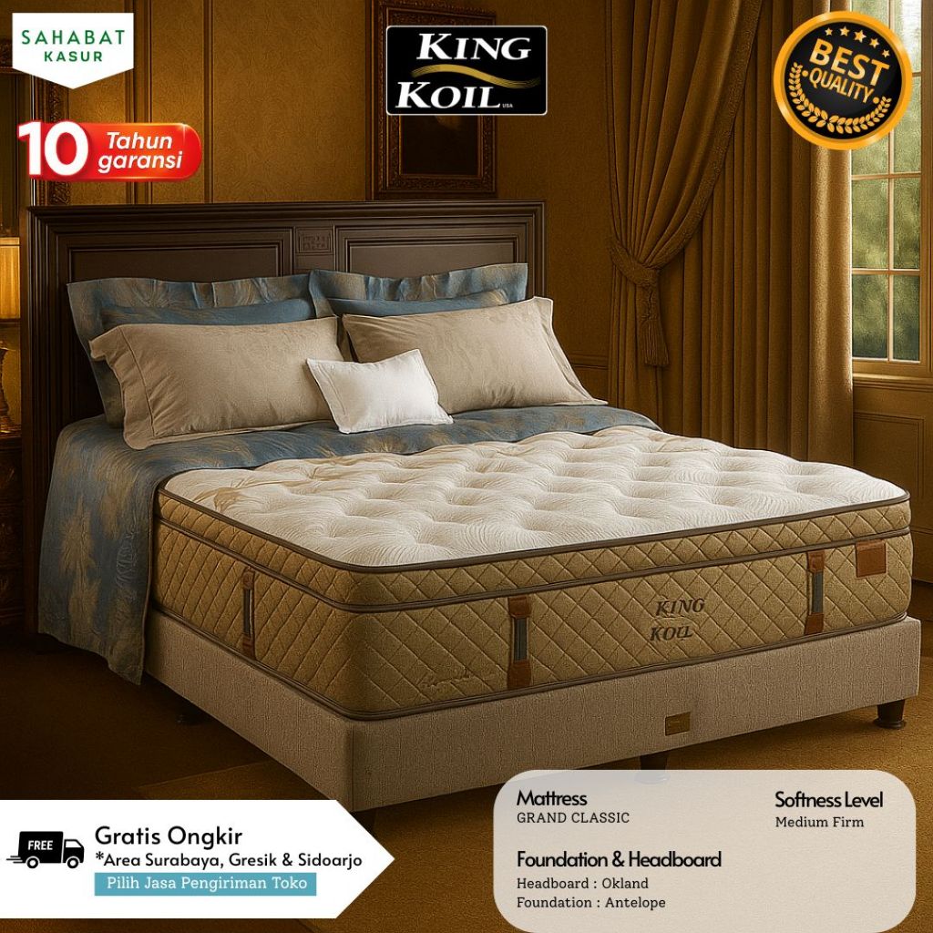 King Koil Spring Bed Grand Classic Medium Firm | King Koil Mattress Grand Classic