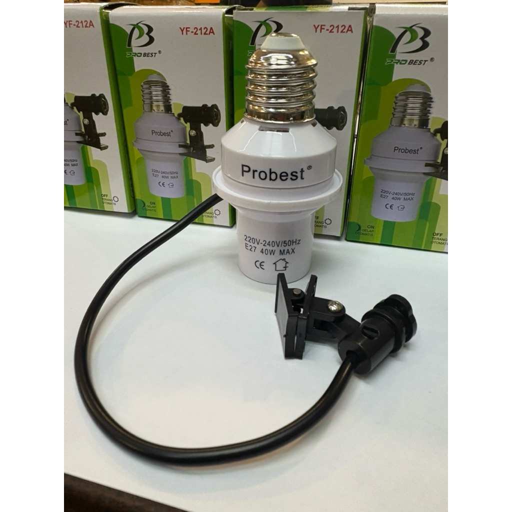 Fiting Sensor Cahaya / Fiting Lampu Sensor / Fitting Sensor Cahaya