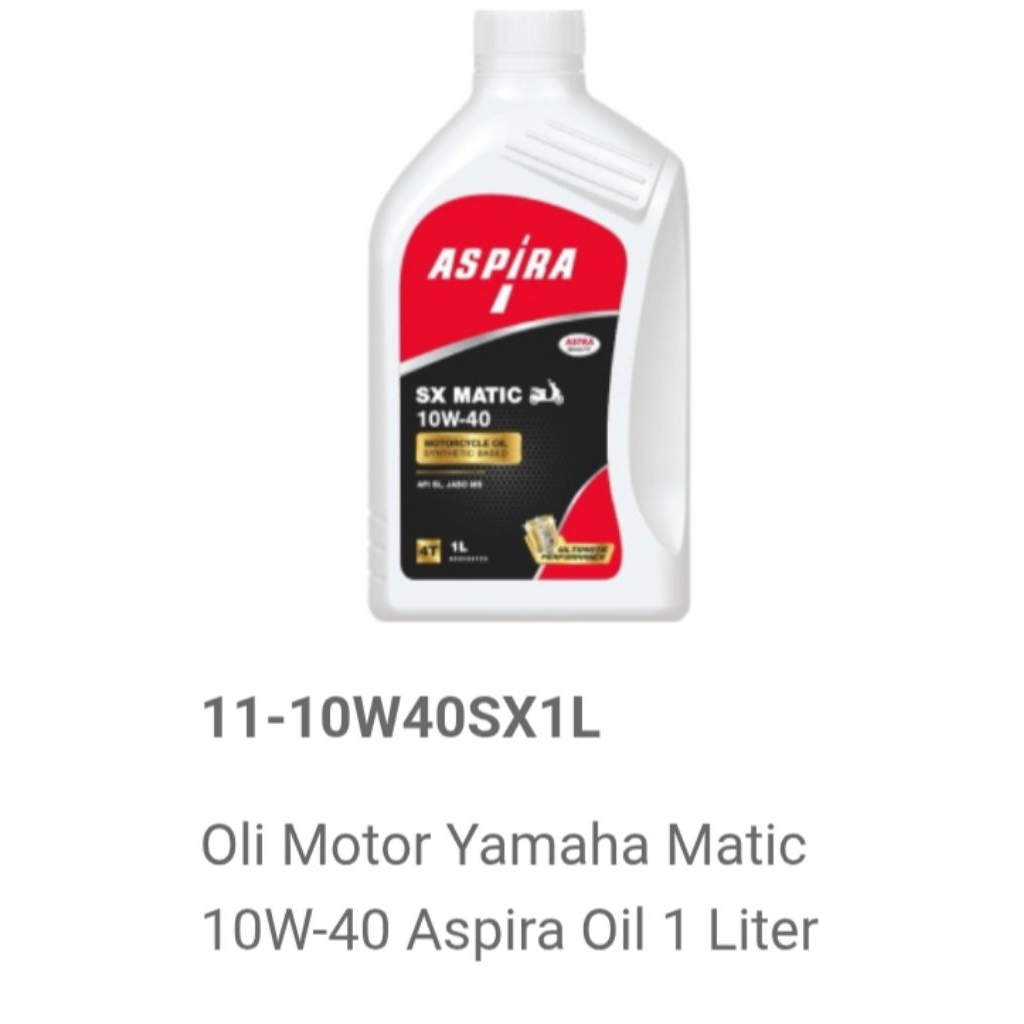 Oli Motor Matic Aspira 10w/40 1 liter
