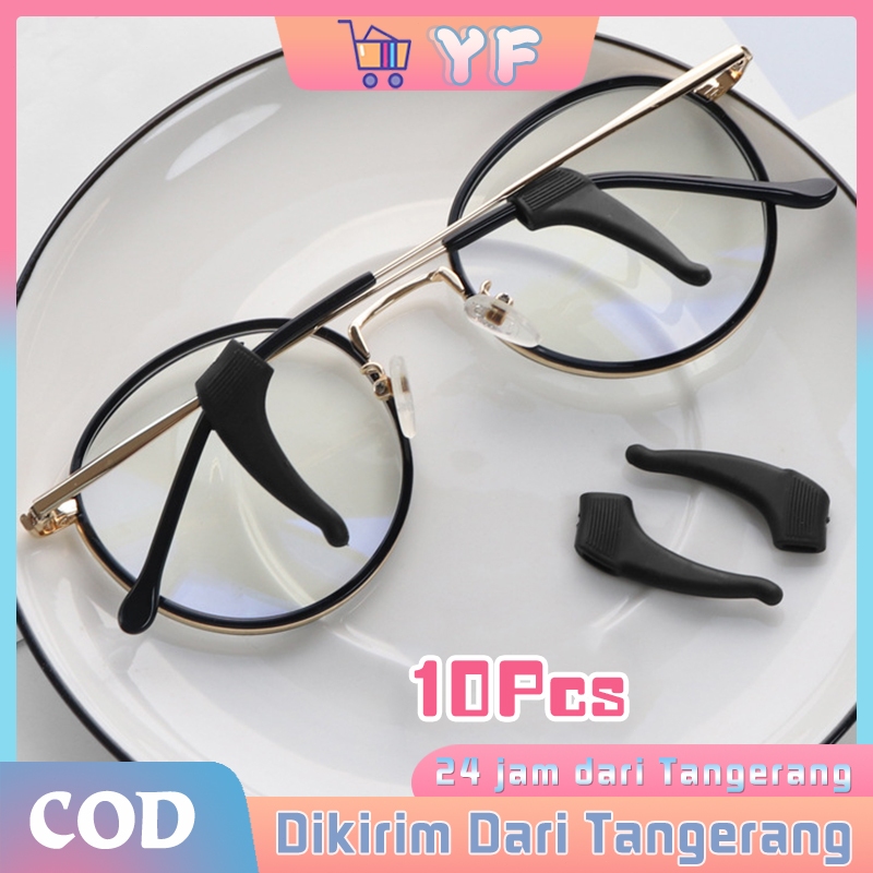 20Pcs Ear Hook Kacamata Tebal / Ear Hook Kacamata Silikon / Pengait Silikon Kacamata