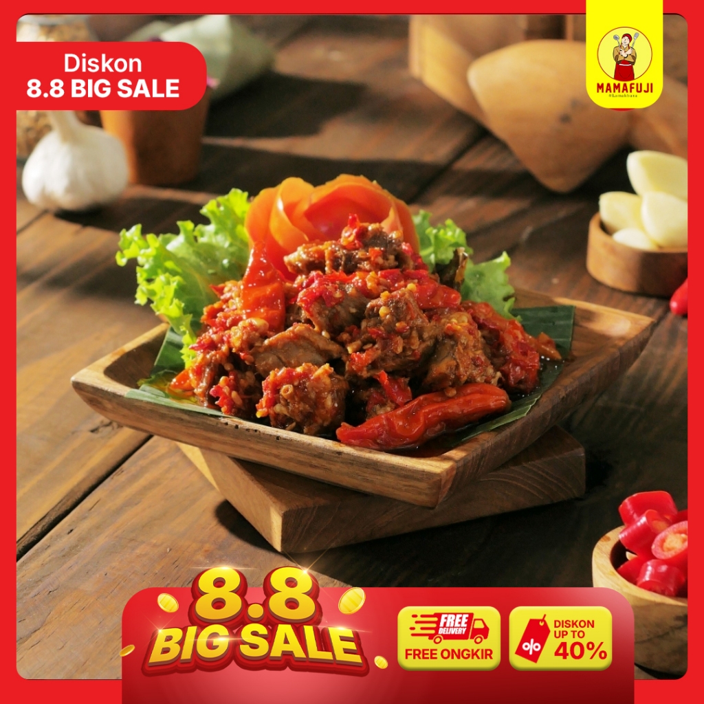 

[NEW LAUNCHING] Mamafuji - Oseng Mercon Daging Sapi Pedas 200gr
