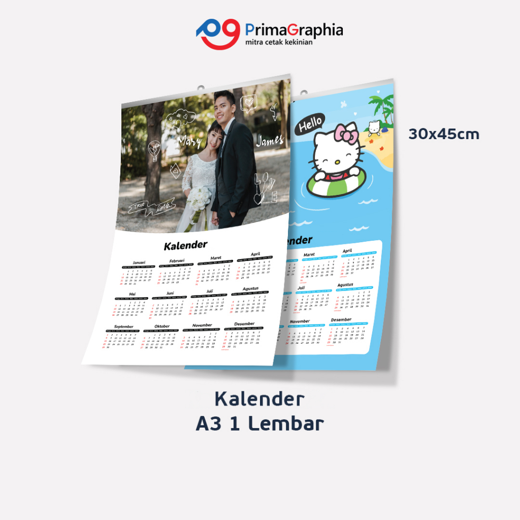 

Kalender Dinding A3 isi 1lbr