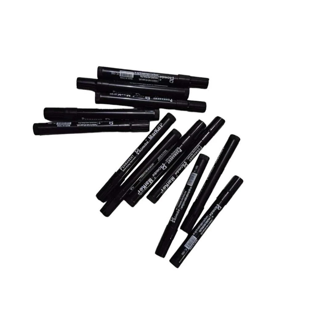 

ECERAN 1 PCS SPIDOL PERMANEN PACMAN spidol hitam permanen pacman