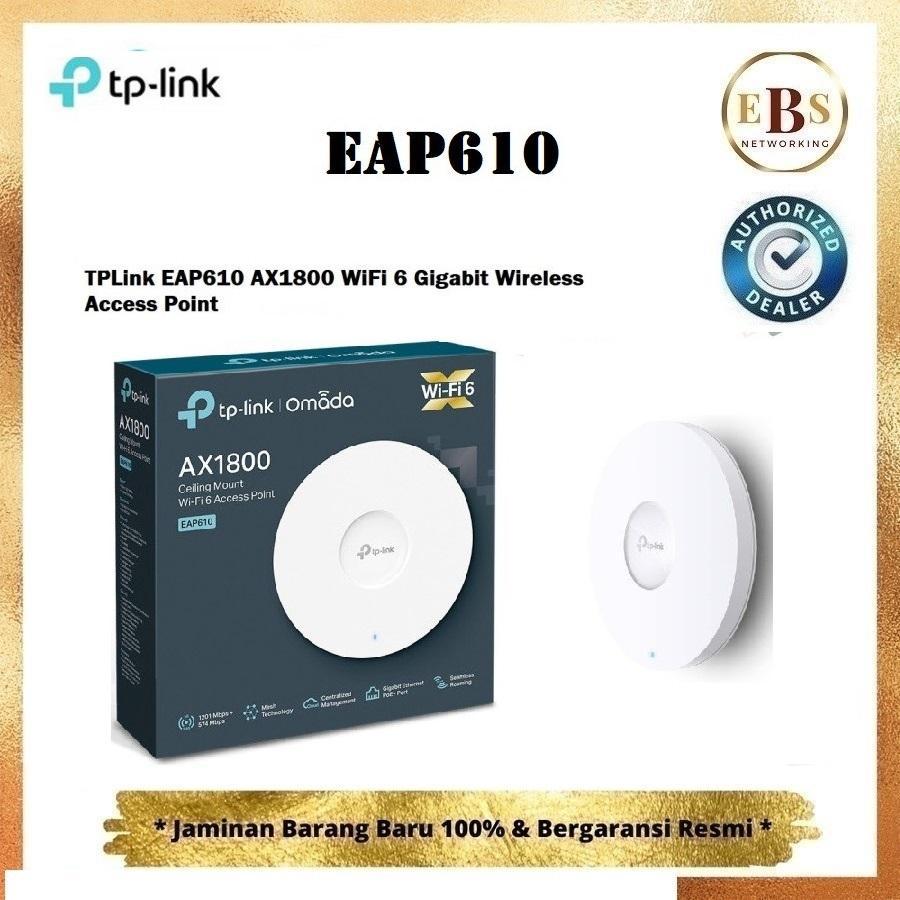 TPLink EAP610 AX1800 WiFi 6 Gigabit Wireless Access Point EAP 610