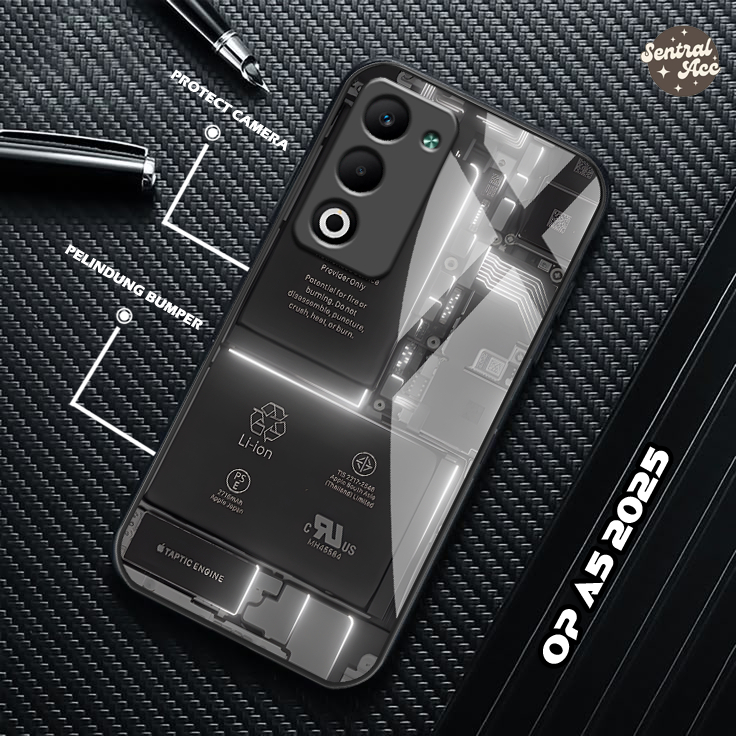 Case Kaca Oppo A5 2025 Case hp Oppo A5 2025 Casing Hp For Oppo A5 2025 Softcase Hp Untuk Oppo A5 202