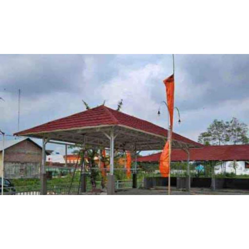 baja ringan terpasang untuk atap rumah dan gudang