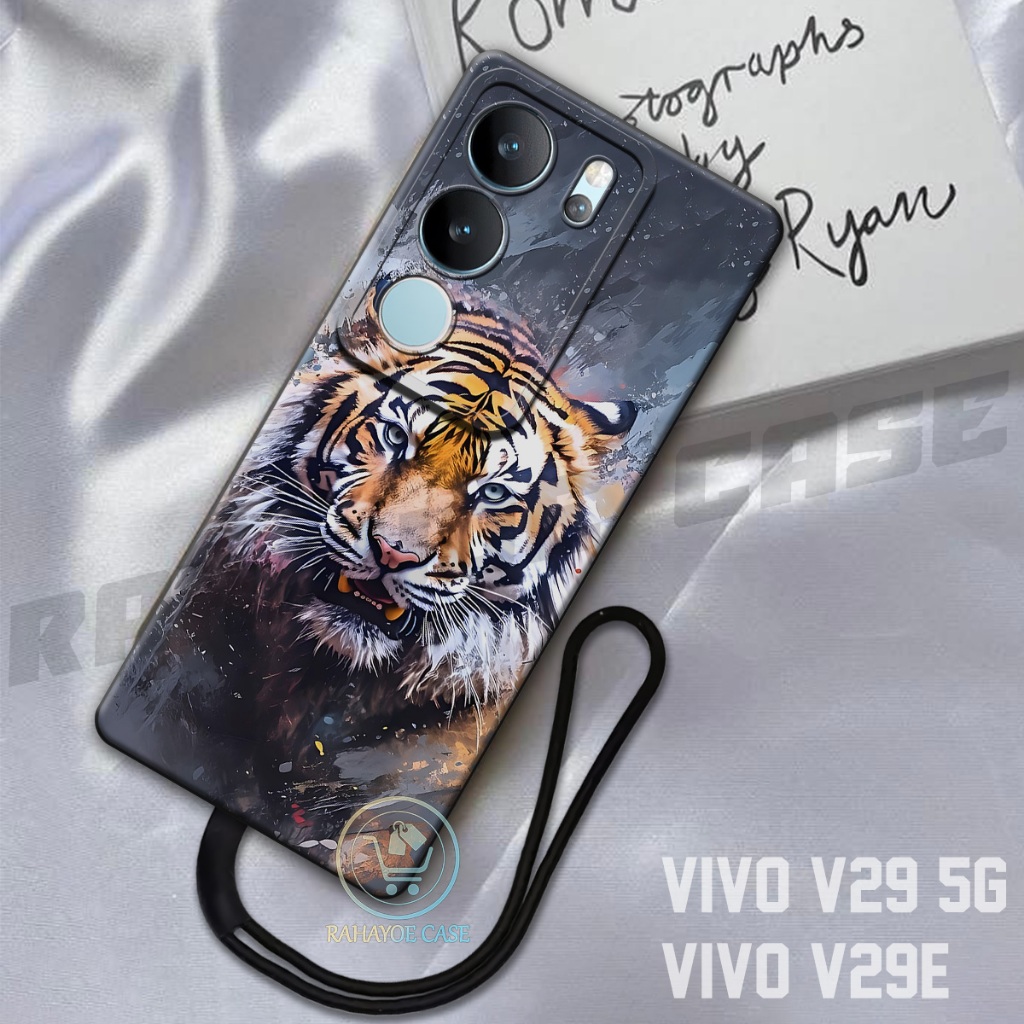 RAHAYOE CASE -  Case Vivo V29 5G - Case Vivo V29E  Free Tali Hp - Fashion Case Softcase Macaron Prot