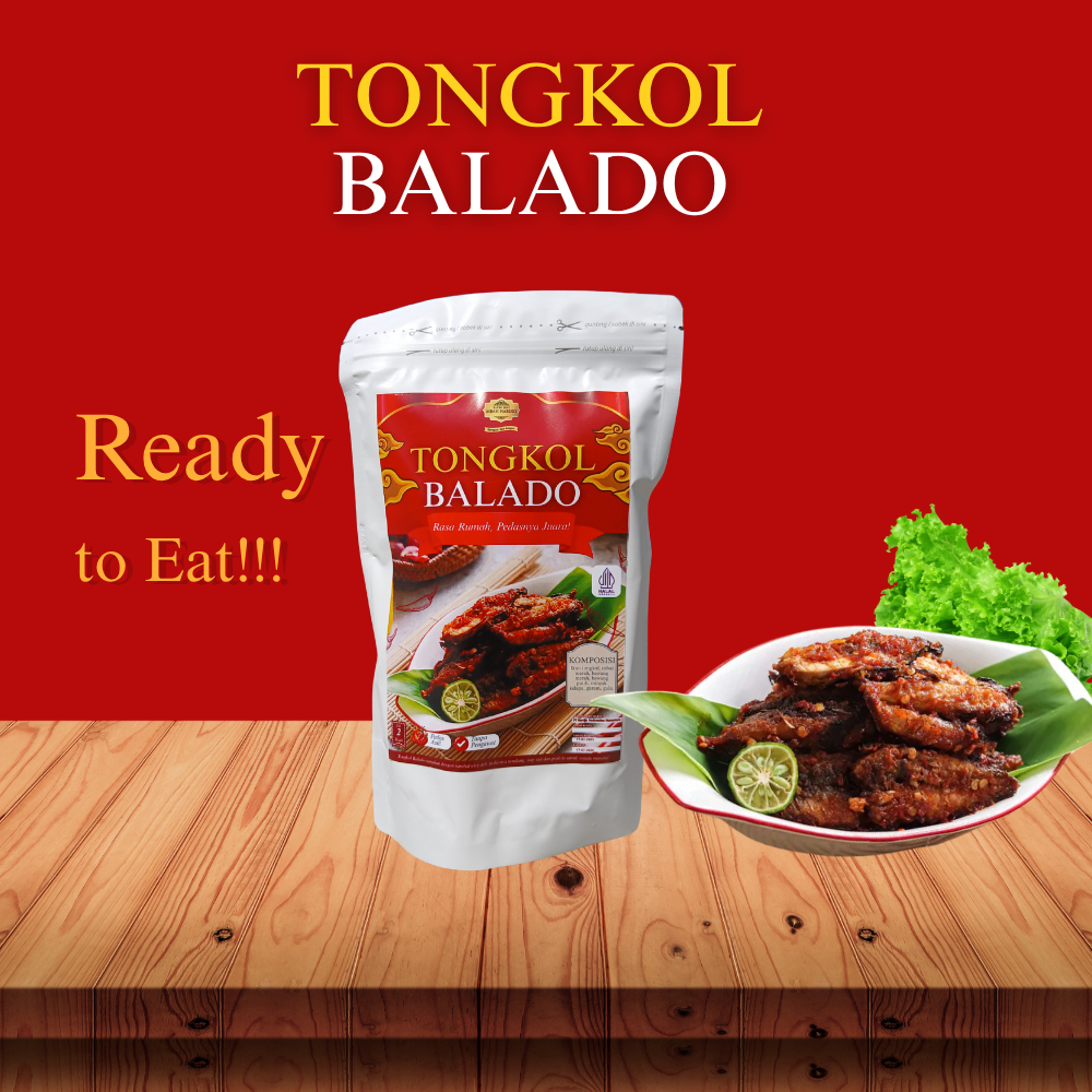 

Tonkol Balado Tongkol Balado ini dimasak dari ikan tongkol segar yang dipadukan dengan sambal balado khas Indonesia pedas, gurih, dan kaya rasa