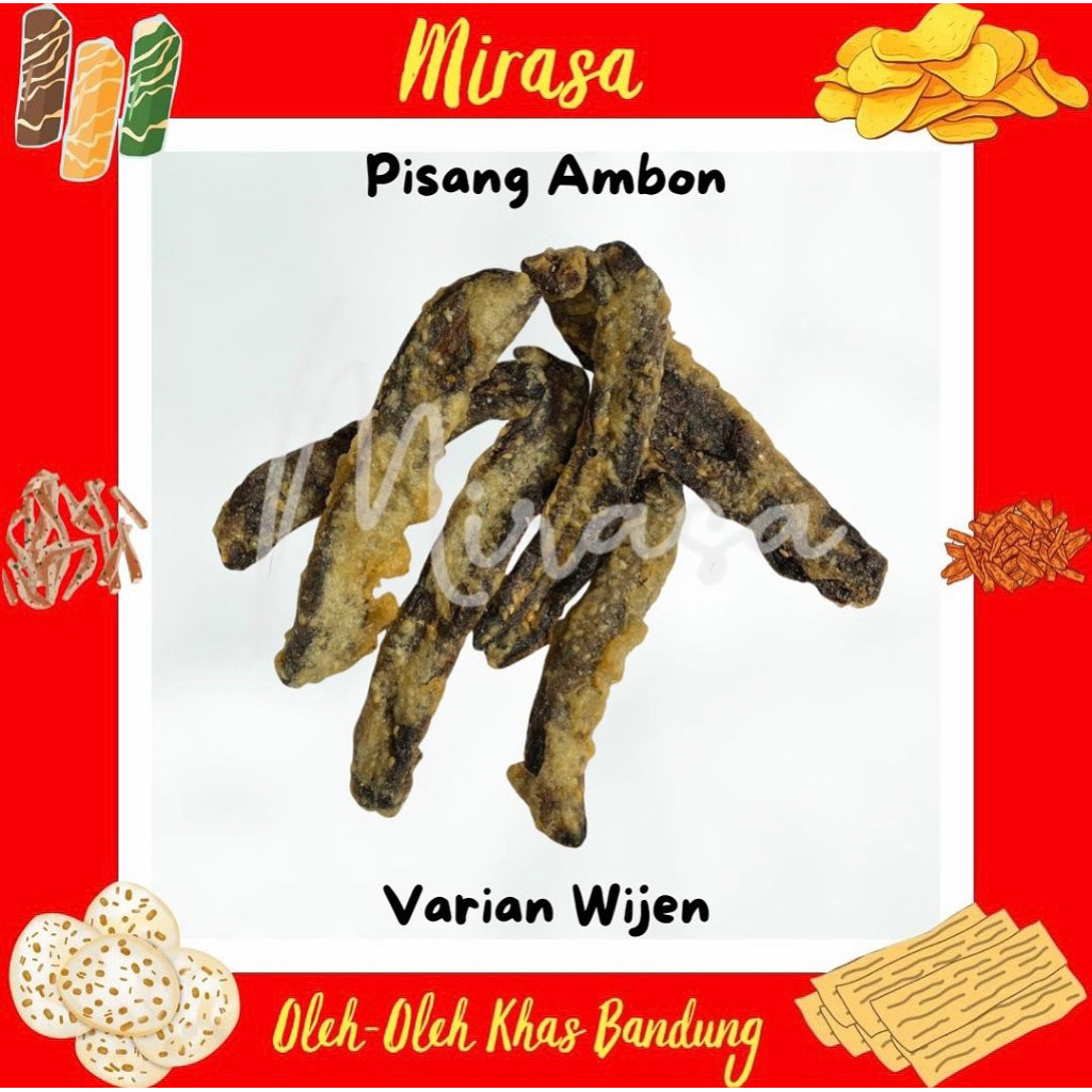 

Pisang Ambon Wijen| Kemasan Berat 250g, 500g, & 1KG.