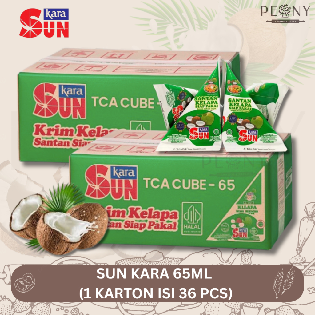 

(1 KARTON ) SUN KARA SANTAN 65ML 1 KARTON ISI 36 PCS | SANTAN SIAP PAKAI