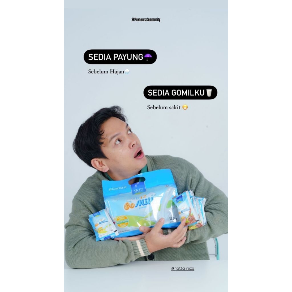 

GOMILKU PACK SR12 susu kambing bubuk aman untuk anak,dewasa hingga orang tua