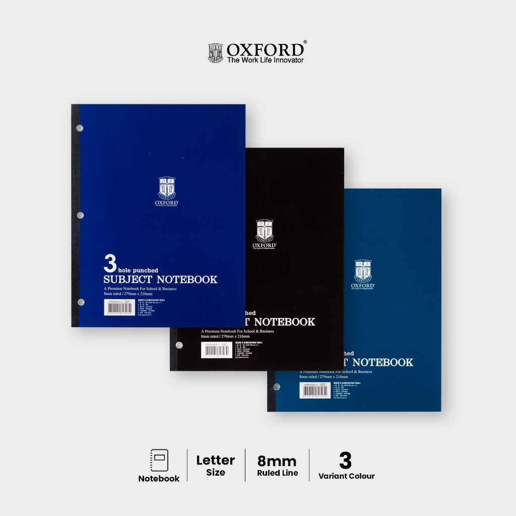 

Oxford Refill Binder 3 Ring Letter Size Isi 60 Lembar – Loose Leaf Kertas Binder 3 Hole Premium